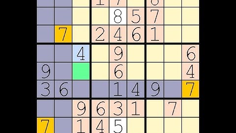 How to Solve Globe and Mail Sudoku Four Star March 24, 2023 - v1