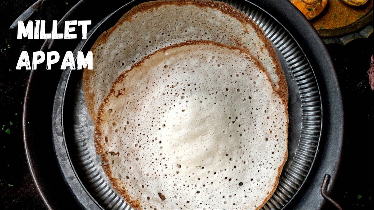 kodo Millet appam millet recipes appam recipe in tamil millet