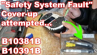 Audi A3 Airbag "Safety Systems Fault"... Fault finding and repair.