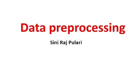 Data Pre-Processing in Data Mining - Steps