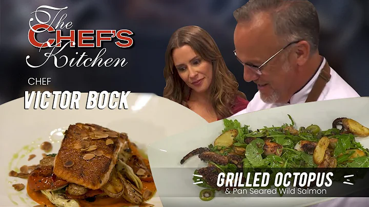 Grilled Octopus & Pan Seared Wild Salmon | Chef Vi...