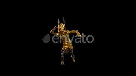 Ancient Egypt God Anubis Dance VJ Loop 2 | Motion Graphics - Envato elements