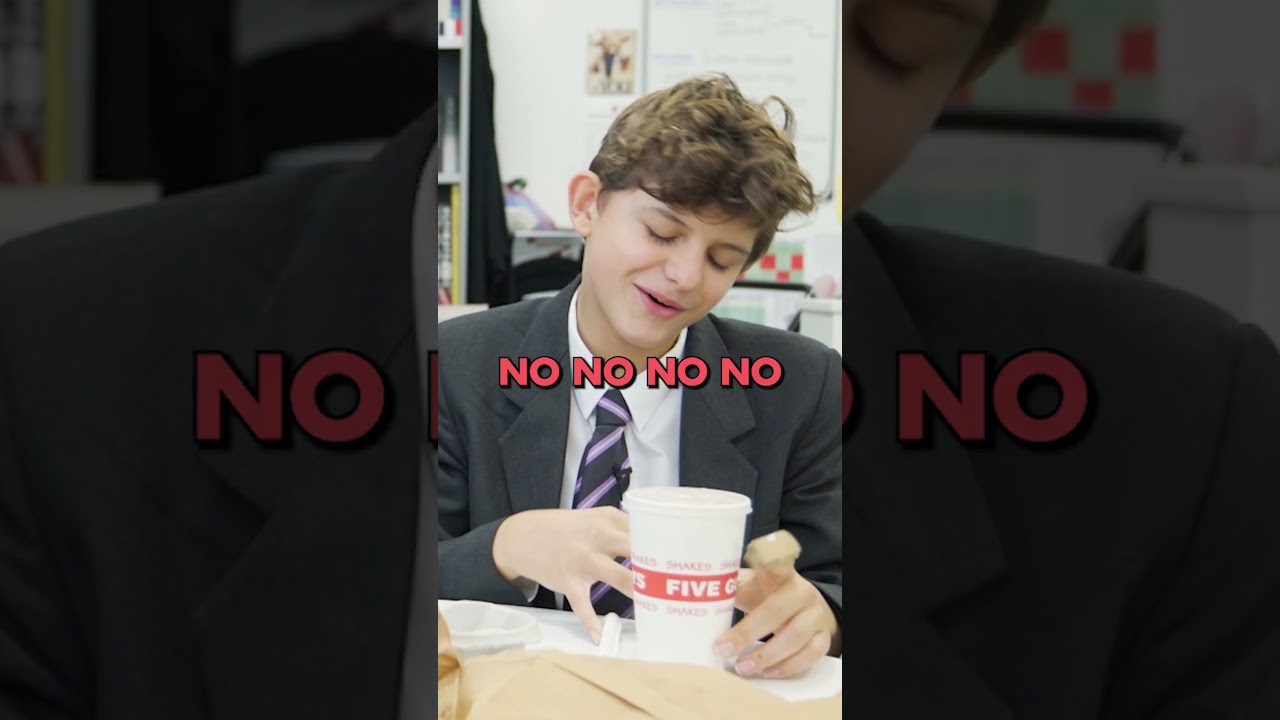 Brits try Five Guys Bacon Milkshake!