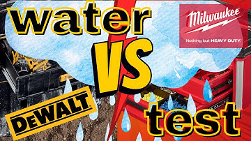 Milwaukee Packout Drawers vs Dewalt Toughsystem Drawers | Rain Torture Test