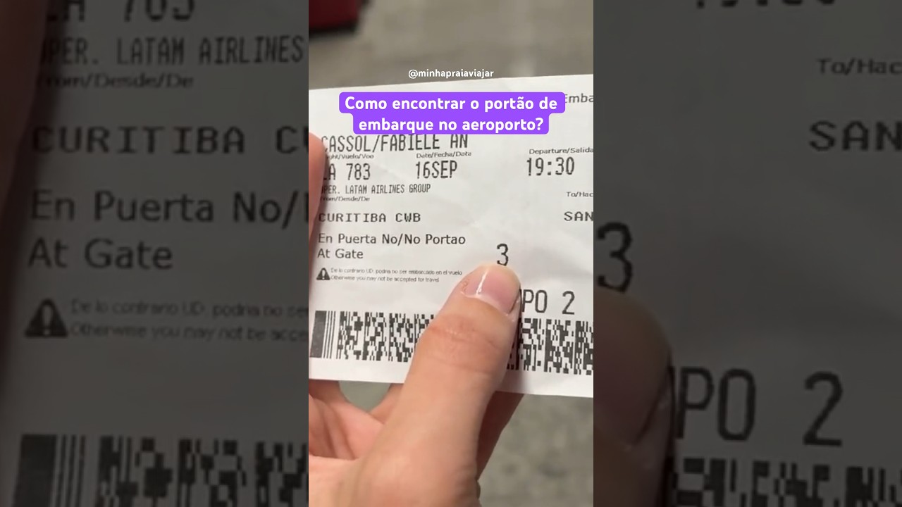 Como encontrar o portão de embarque no aeroporto? Passo a passo primeira viagem de avião