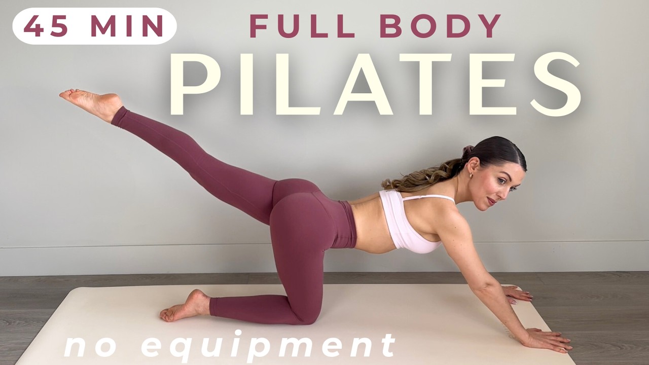 45 Min Full Body Pilates Burn | No Equipment, Fat Loss & Strength
