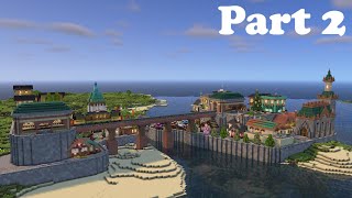 Minecraft Timelapse - Urban Fantasy City! [Part 2]