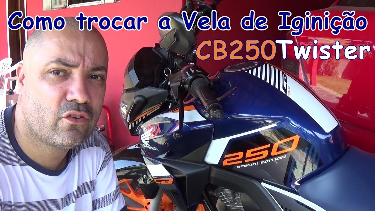 Cuidados adicionais para trocar a Vela da CB 250 Twister especial edition