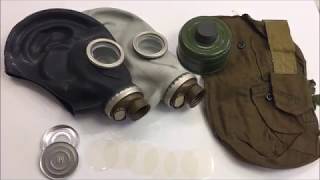 Видеообзор: Противогаз гражданский ГП-5 / Soviet Gas-Mask GP-5