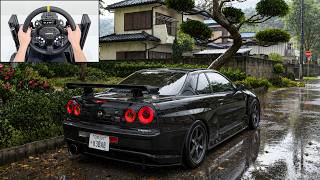 Nissan Skyline R34 Gt-R V-Spec Ii Forza Horizon 6 Steering Wheel Gameplay