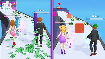 Couple Run! 👸❤️🤴 All Levels Gameplay Trailer Android,ios New Game