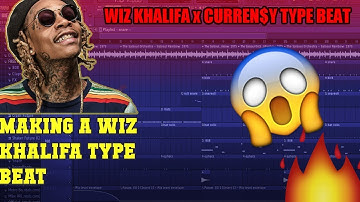 MAKING A WIZ KHALIFA ft. CURREN$Y TYPE BEAT IN FL STUDIO | TUTORIAL