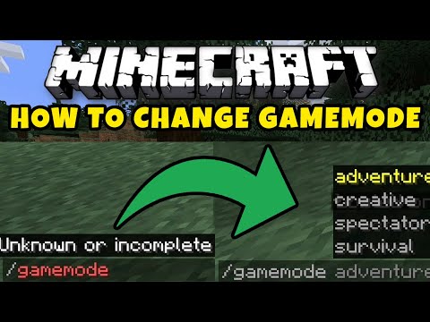 ვიდეო: როგორ გავააქტიუროთ Gamemode Minecraft– ში