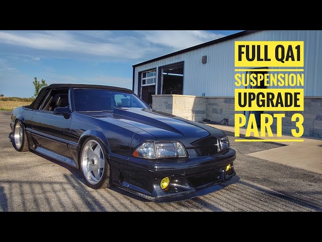 Full QA1 Front Suspension Upgrade in the Stalker Vert! - YouTube