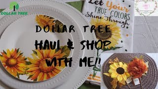 DOLLAR Tree HAUL and SHOP with ME | FALL ITEMS |  Leanne's Life