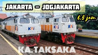 FULL TRIP KA. TAKSAKA Pagi dari STASIUN Gambir Jakarta, menuju Yogyakarta...