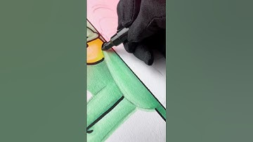 One drawing, But 2 Different styles of ✨️ SQUIDWARD ✨️ Part 1 #shorts