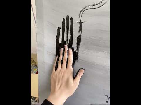 The Courageous Craftsman Is On Douyin Freehand Ink Painting Fingertip Art The Great Sage