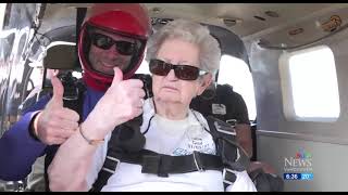 Skydiving to celebrate 99th birthday
