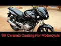 DIY 9H nano ceramic coating on bike