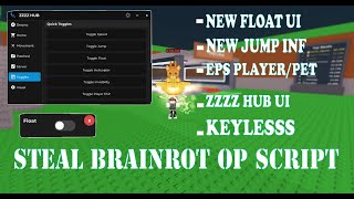 Steal A brainrot | OP SCRIPT | Zzzz Hub UI Keyless