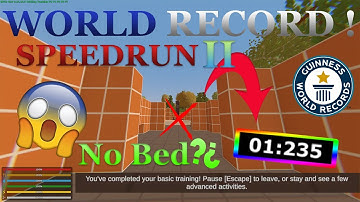 Unturned Tutorial% Speedrun in 1.235 World Record !