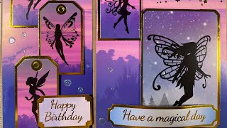 Papercraft Essentials issue 198 lets create 2 cards using the fairy wishes paper pad