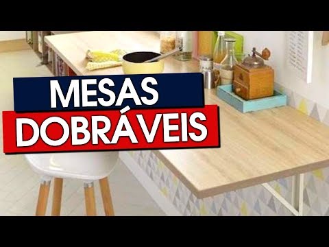 Vídeo: Mesas Dobráveis de Cozinha (48 Fotos): Modelos Deslizantes Para A Cozinha, Transformando As Mesas De Jantar Com Tampo De Cerâmica