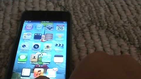 how to open a ipod touch without sliding to unlock it