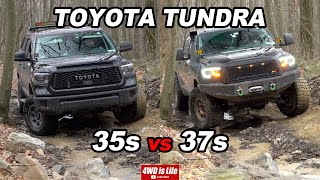 Toyota Tundra 35 vs 37 inch tires  Offroad Comparison