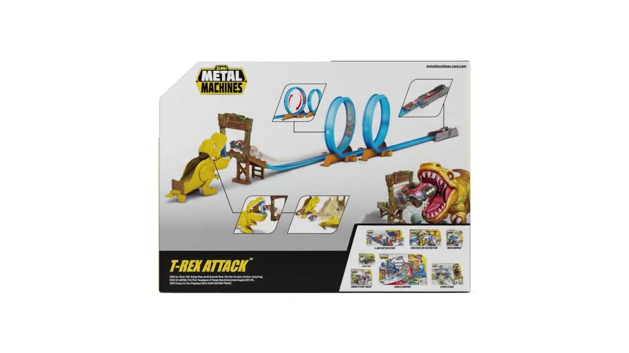 Набор Zuru Metal Machines Трек T-Rex 6702