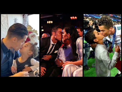 Cristiano Ronaldo Too Cute Kiss Tender Family Moments