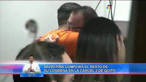 David Pia cumplir el resto de su condena en la crc...