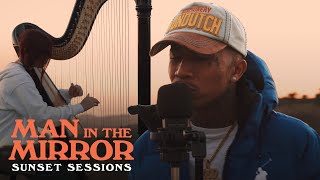 MBNel "Man In The Mirror" (Live Harp Performance) | Sunset Sessions