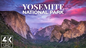 Beauty of Yosemite National Park - Scenic 4K TV Wallpapers Slideshow as Relaxing Background (9 HRS)