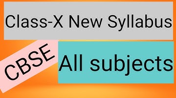 Class 10 CBSE syllabus reduced Deleted Portion For Class-X