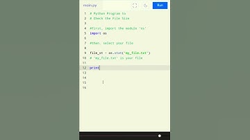 PYTHON PROGRAM TO CHECK FILE SIZE #shorts #alinionuttoader