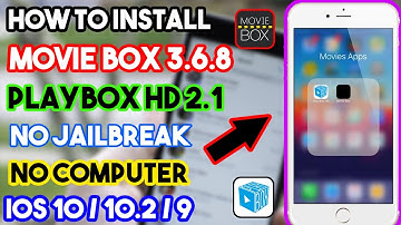 New How To Install MovieBox 3.6.8 & PlayBox HD 2.0 Free No Jailbreak/Comp iOS 10/9 iPhone/iPod/iPad