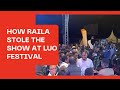 EXCLUSIVE HOW RAILA STOLE THE SHOW AT LUO FESTIVAL @jalangotv1447