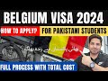 Belgium student visa process from pakistan  study in belgium 2024  belgium study visa cost