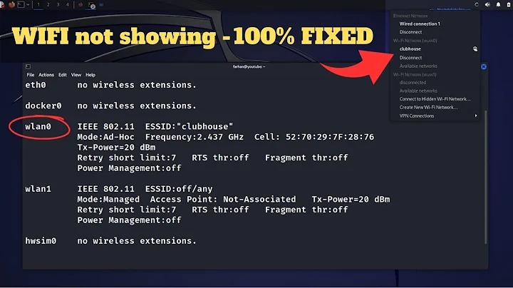 Fix WLAN0 Not Showing on Kali Linux: Step-by-Step Guide to Get Wi-Fi Working!