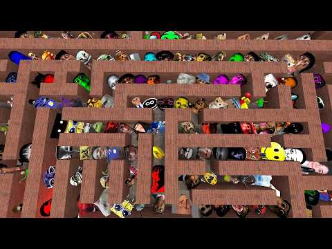 GMOD Escape from Too much nextbots Garry's mod EP.97 | 1080p | 60FPS #nextbots