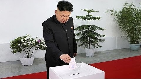 Kim Jong-un meclise %100 ile girdi