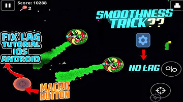MACRO BUTTON+HOW TO FIX LAG TUTORIAL*2020* IOS AND Android +SMOOTHNESS TRICK (AGAR IO MOBILE)