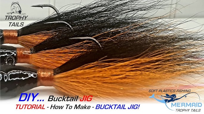 How To Tie a Bucktail Jig (and all of the bucktail tying materials