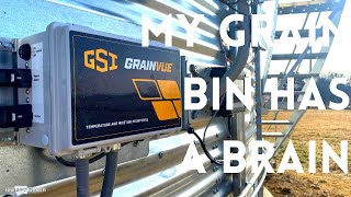 Giving a GRAIN BIN a BRAIN! - GSI GrainVue installation and overview - What can it do?