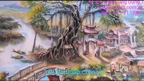 Tranh Đắp Xi Măng (Đắp tranh phù điêu xi măng trực tiếp tại nhà)