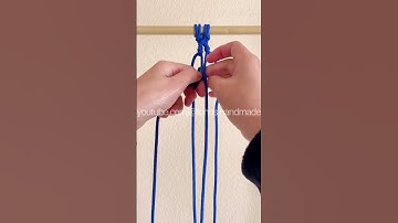 #shorts #diy #macrame #macrametutorial infinity pattern