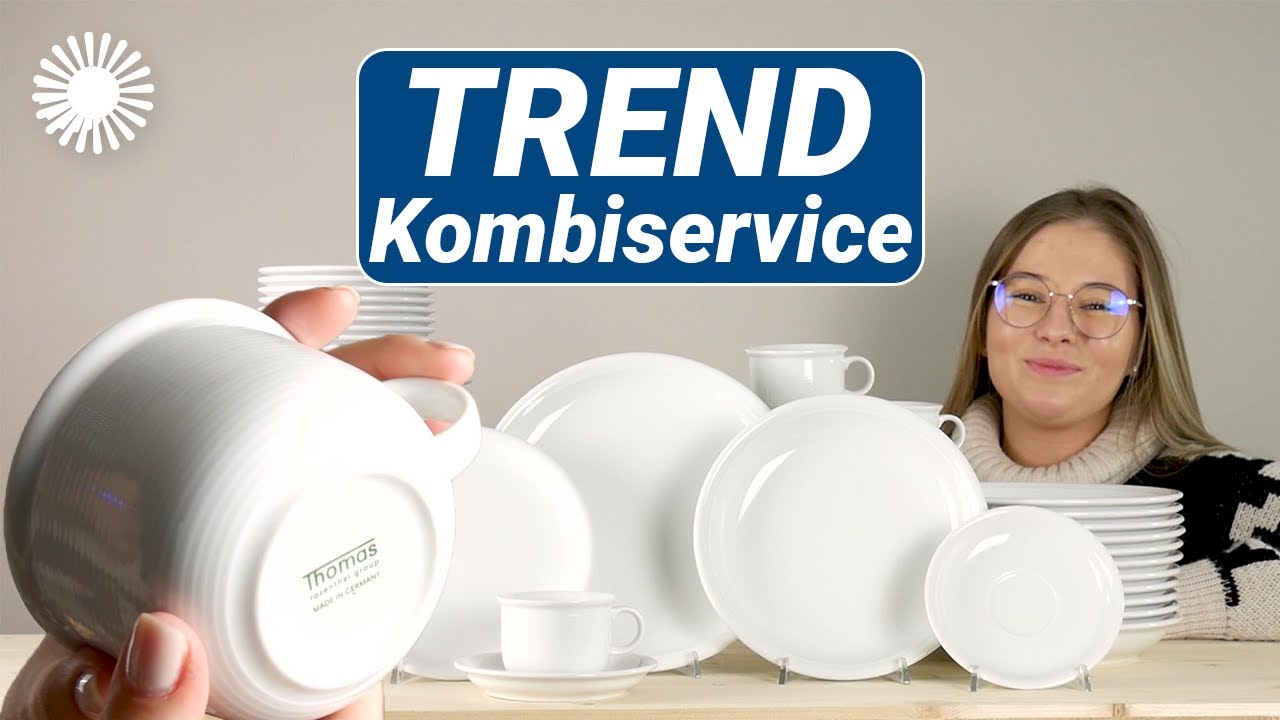 Thomas Trend Weiß Geschirrset für 12 Personen