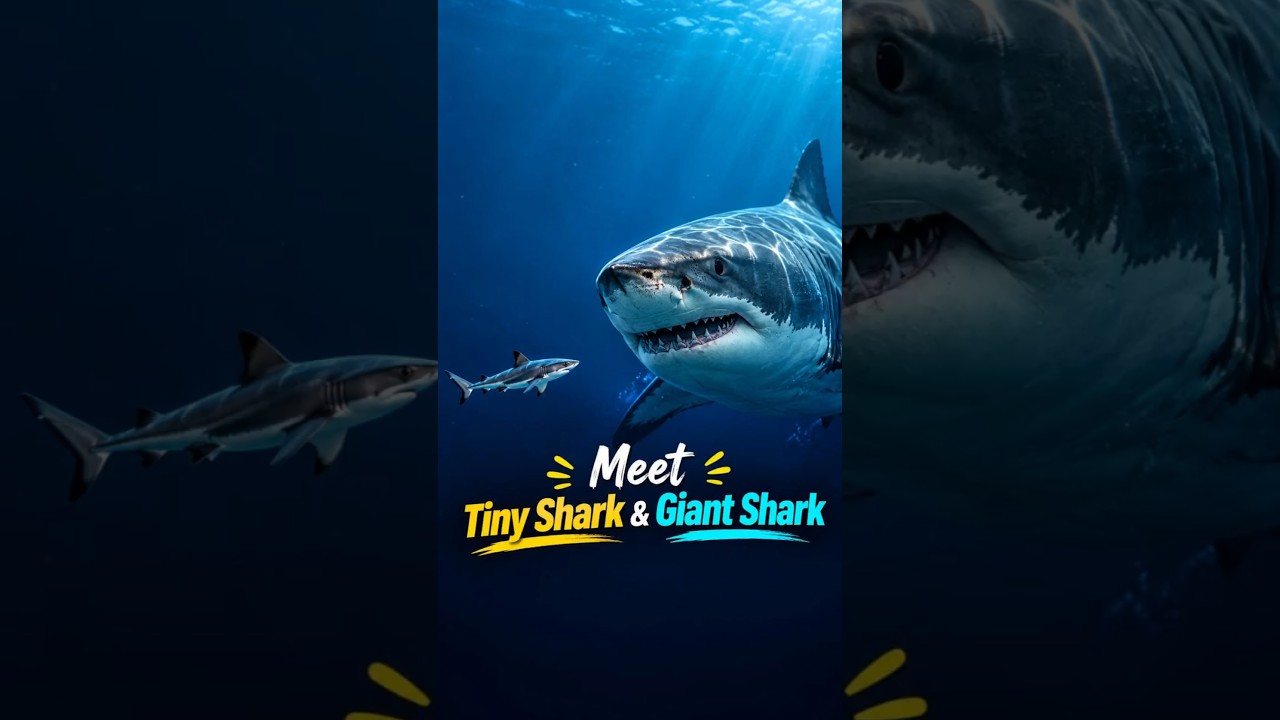 World’s Smallest vs Biggest Shark!